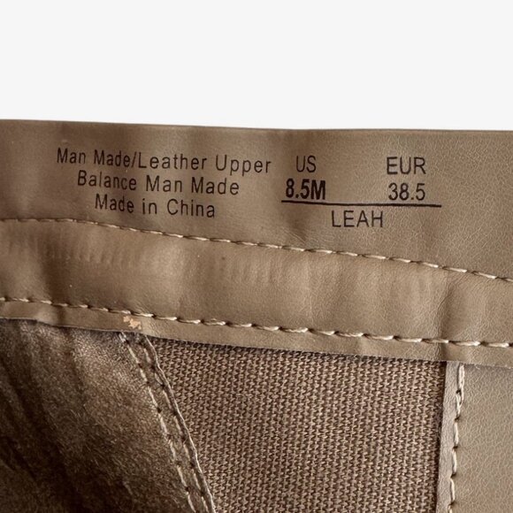 Sam Edelman Womens Leah Ankle Bootie Boot 8.5 M Tan Fringe Side Zip READ - Picture 10 of 10